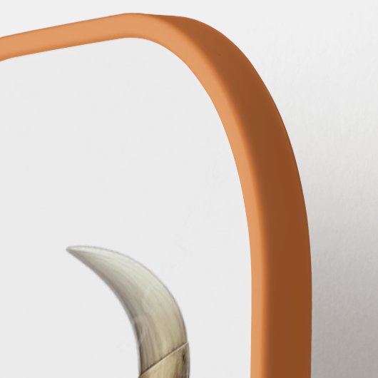 Koe Skull Peach & Soft Blue Flowers Mooi Pickleball Paddle (Links Detail)