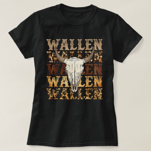 Koe Skull Wallen Tshirt, Shirt vrouwen, Wallen (Design voorkant)