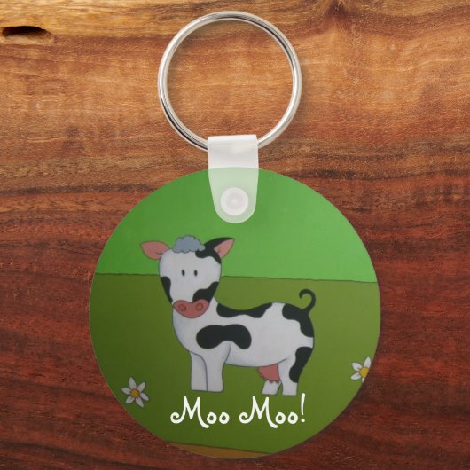 Koe Sleutelhanger (Voorkant)