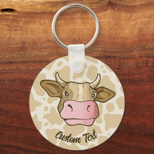 Koe Sleutelhanger (Voorkant)