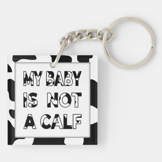 Koe Sleutelhanger (Achterkant)