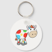 Koe Sleutelhanger Cute Rainbow (Voorkant)