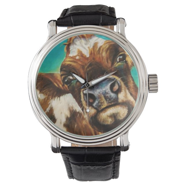 Koe smooches horloge (Voorkant)