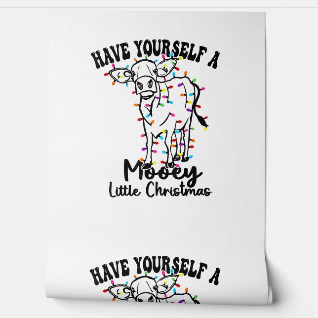 Koe & Snow Have Yourself A Mooey Little Christmas  Behang (Afrollen)