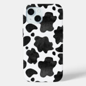 Koe spikkelpatroon zwart-wit afdrukken Case-Mate iPhone case (Achterkant)