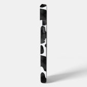 Koe spikkelpatroon zwart-wit afdrukken Case-Mate iPhone case (Achterkant / Links)