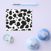 Koe spikkelpatroon zwart-wit afdrukken flyer (Enkel)