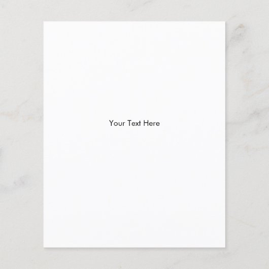 Koe spikkelpatroon zwart-wit afdrukken flyer (Achterkant)