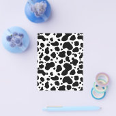 Koe spikkelpatroon zwart-wit afdrukken flyer (Enkel)