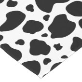 Koe spikkelpatroon zwart-wit afdrukken korte tafelloper (Hoek)