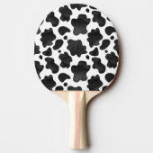 Koe spikkelpatroon zwart-wit afdrukken tafeltennisbatje (Achterkant)