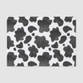 Koe spikkelpatroon zwart-wit afdrukken tissuepapier (Voorkant)