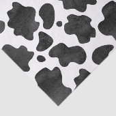 Koe spikkelpatroon zwart-wit afdrukken tissuepapier (Detail)