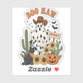 Koe Spot Ghost Western-Funny Halloween Sticker (Vel)