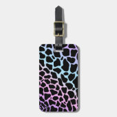 Koe spots Dierenafdrukken Multicolor Bagagelabels (Voorkant verticaal)