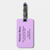 Koe spots Dierenafdrukken Multicolor Bagagelabels (Achterkant verticaal)