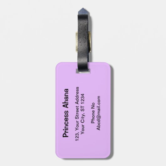 Koe spots Dierenafdrukken Multicolor Bagagelabels (Achterkant verticaal)