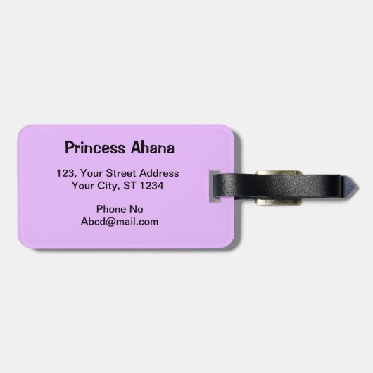 Koe spots Dierenafdrukken Multicolor Bagagelabels (Achterkant horizontaal)