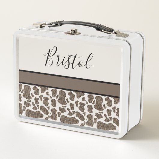 Koe spots — Jouw naam voor dierlijke afdruk (Voorkant)