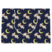 Koe springmaan waterverf schilderij kunst groot cadeauzakje (Voorkant)