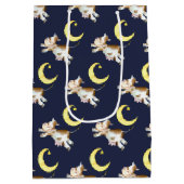 Koe springmaan waterverf schilderij kunst medium cadeauzakje (Achterkant)