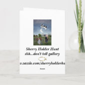 Koe Sprong Over de Maan Kaart (Achterkant)