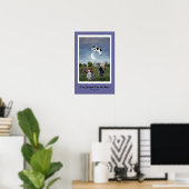 Koe Sprong Over de Maan Print - Aangepast (Thuiskantoor)