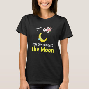 Koe sprong over de maan t-shirt