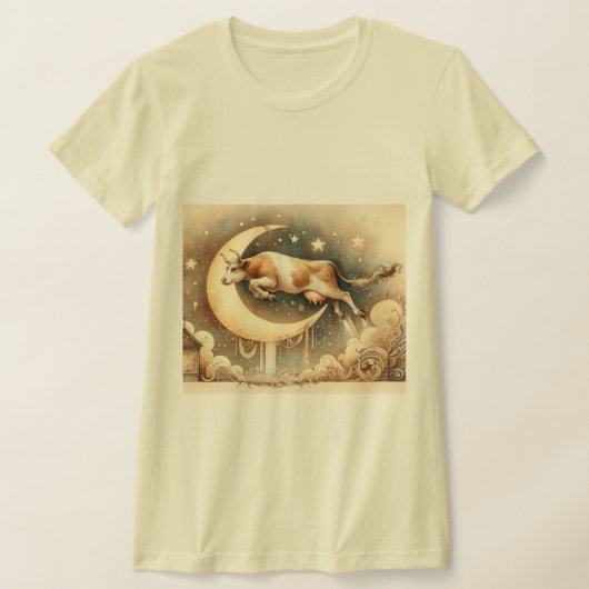 Koe sprong over Moon T-shirt (Laagn)