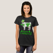 Koe St Patricks Day Shirt, Lucky Farmer Family T-shirt (Voorkant volledig)