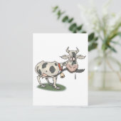 koe staart briefkaart (Staand voorkant)