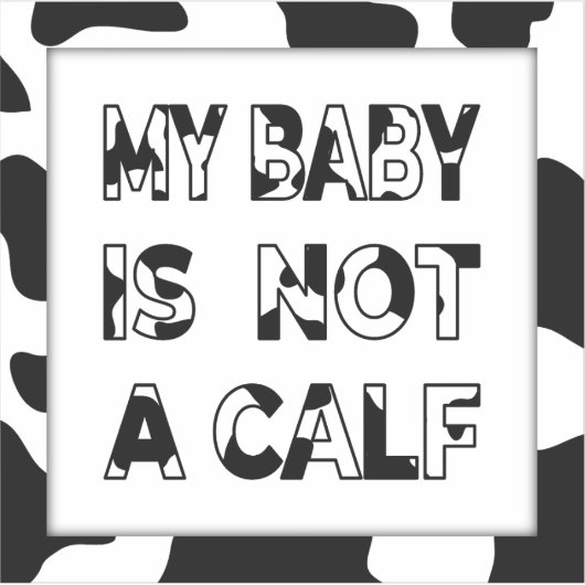 Koe Sticker (Voorkant)