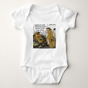 Koe Stier Echtscheiding Grappige Cartoon Cadeaus & Romper
