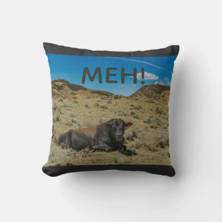 KOE STIER koe zegt MEH geen boe op de boerderij Kussen