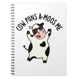 Koe Stomme Grappen Amuseren Mij Funny Koe Puns Notitieboek