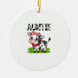 Koe Tante Verjaardag Familie Matching Meisje Jonge Keramisch Ornament