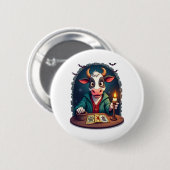 Koe Tarot van de Terreur Ronde Button 5,7 Cm (Voorkant /achterkant)