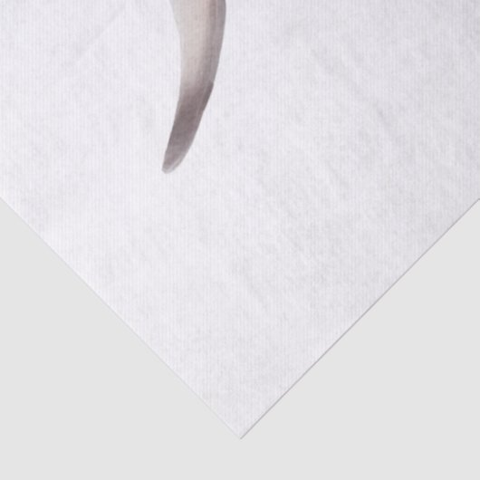 Koe Tartan Scalf Waterverf Tissuepapier (Detail)