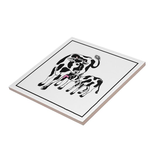 Koe Tegel Tegeltje (Zijkant)