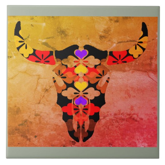 koe tegeltje (Voorkant)