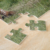 Koe Texas Longhorn Foto Legpuzzel (Zijkant)