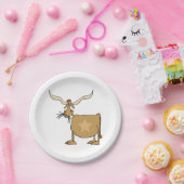 Koe Texas Longhorn Papieren Bordje (Feest)
