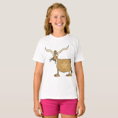 Koe Texas Longhorn T-shirt (Voorkant volledig)