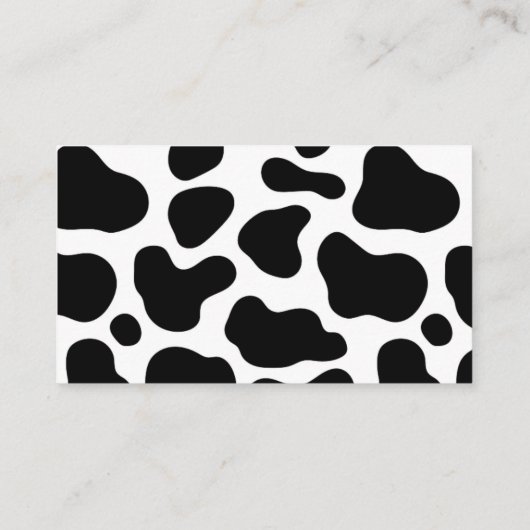 Koe thema baby shower luier loterij tickets informatiekaartje (Achterkant)