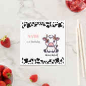 Koe Thema Eerste Verjaardag Servet (Insitu)