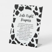 Koe thema Laatst zondag luidere spelcode Reclamebord Met Voetstuk (Voorkant)