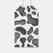 Koe Thema | Verjaardagsfeestje Bedankt Cadeaulabel (Achterkant)