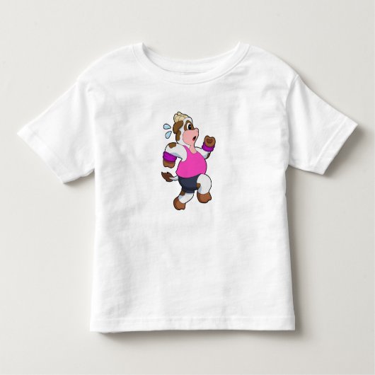 Koe tijdens uitvoering kinder shirts (Voorkant)