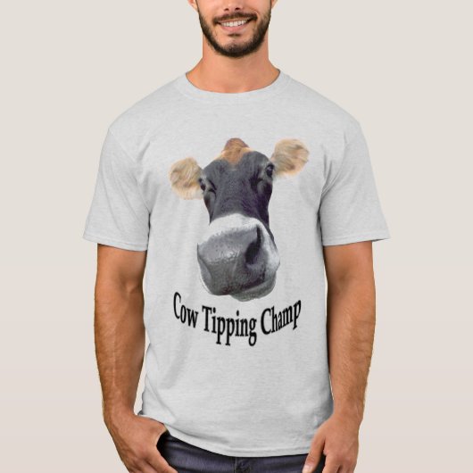 Koe Tipping Champ T-Shirt (Voorkant)