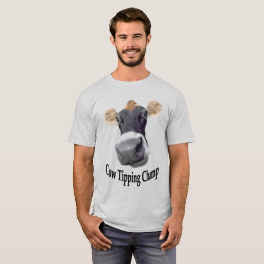 Koe Tipping Champ T-Shirt (Voorkant volledig)
